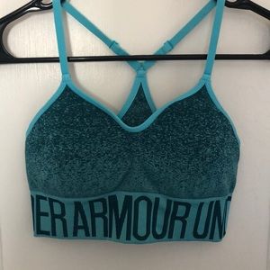 Under Armour blue/turquoise sports bra